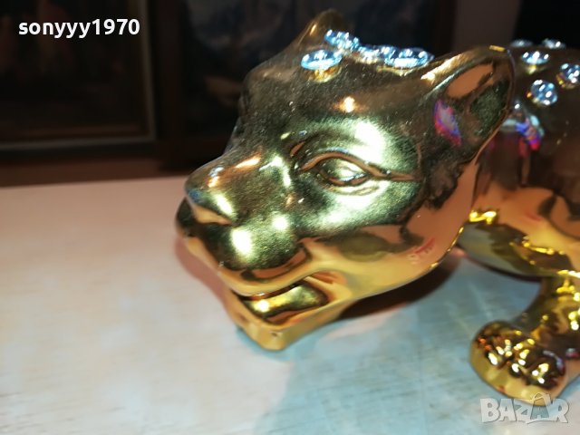 GOLDEN TIGER-42СМ ФИГУРА ЗА КОЛЕКЦИЯ 1406222058, снимка 9 - Антикварни и старинни предмети - 37087981