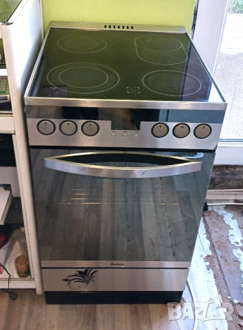 Печка с керамичен плот AMICA  - 50 см, снимка 2 - Печки, фурни - 52937544