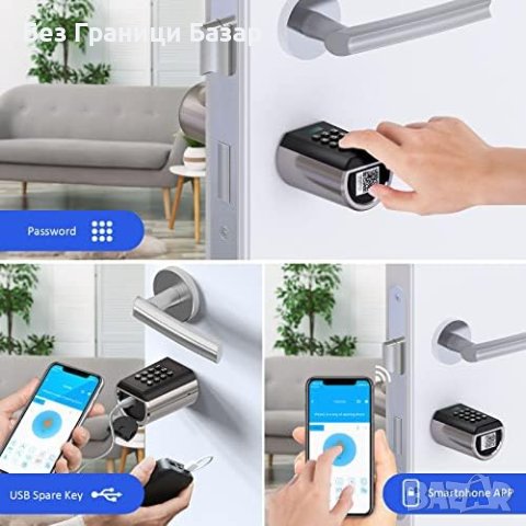 Нова Електронна Брава WELOCK Безключово Управление Bluetooth Код за дом, снимка 4 - Друга електроника - 43069494