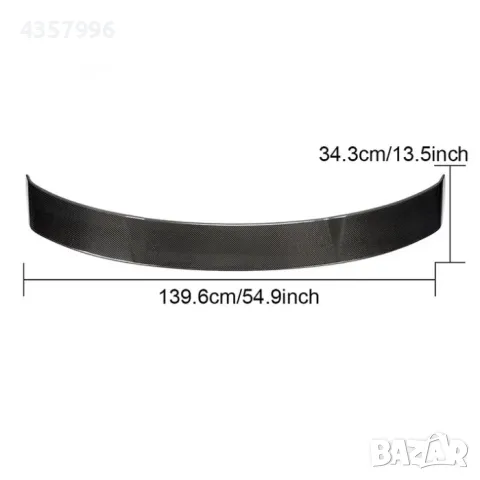 Спойлер за багажник PG307 Черен, снимка 3 - Аксесоари и консумативи - 49095020