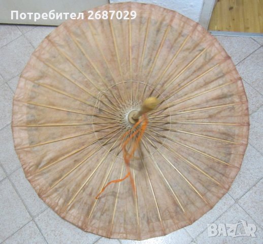 Япония / Китай Азия чадър. хартия дърво, дракон феникс, снимка 4 - Други - 28958723