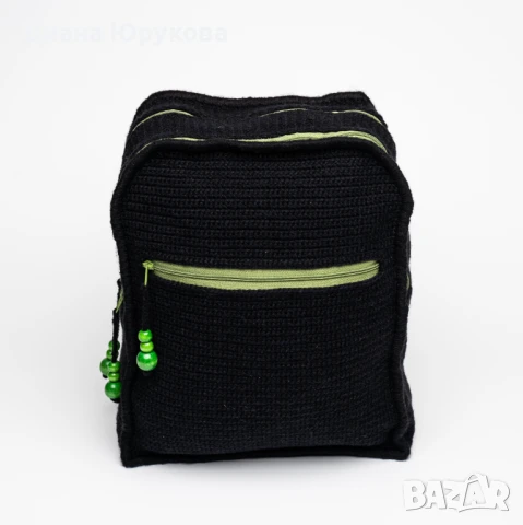 Дамска плетена раница, снимка 4 - Чанти - 51175657