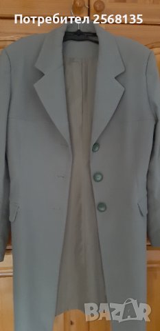 Разкошен Костюм-САКО тип Манто + РОКЛЯ Елегантна!НОВ!, снимка 2 - Костюми - 39364925