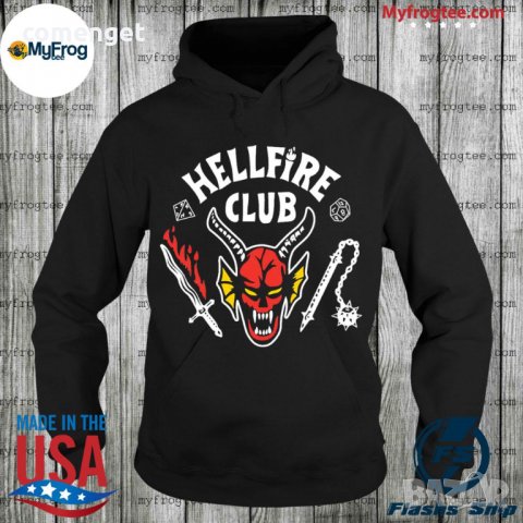 Суичъри, тип Hoodie HELLFIRE CLUB Stranger Things - 5 цвята!, снимка 3 - Суичъри - 37873216