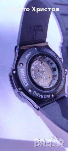 Мъжки луксозен часовник Hublot Big Bang Edition Black , снимка 9 - Мъжки - 36619369