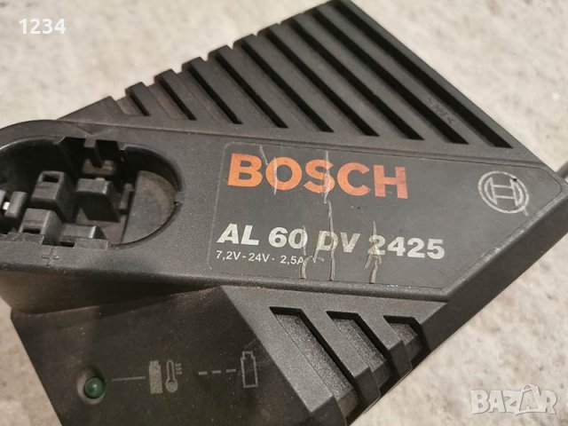 зарядно за батерии BOSCH AL 60 DV 2425 от 7,2 до 24 волта, снимка 3 - Други инструменти - 44019998