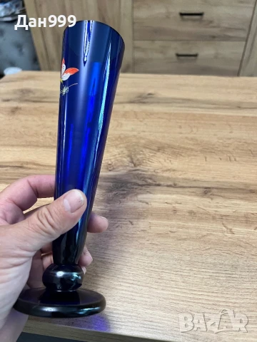 Ваза от миналият век ръчно рисувана, снимка 3 - Антикварни и старинни предмети - 50909124