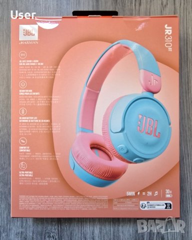 JBL JR310BT Bluetooth слушалки , снимка 2 - Bluetooth слушалки - 42991726