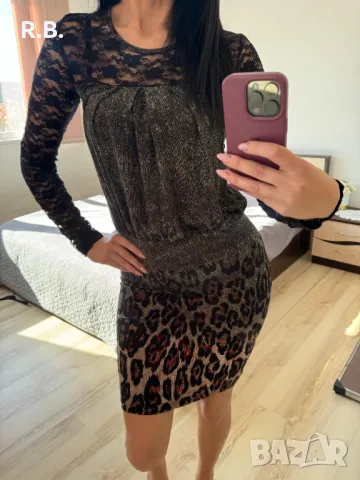 Тигрова дантелена рокля, М/L размер