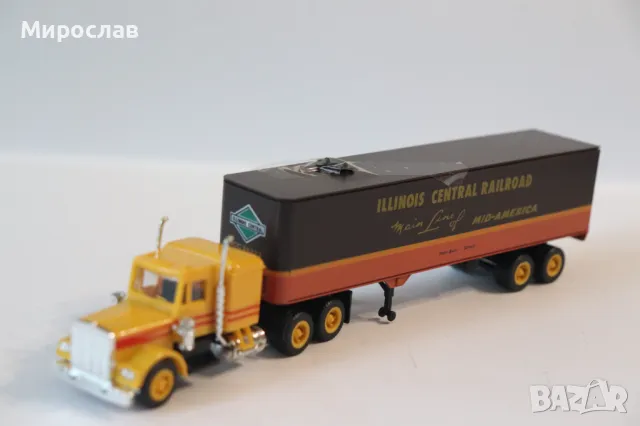 HERPA H0 1/87 KENWORTH USA КАМИОН ТИР МОДЕЛ КОЛИЧКА, снимка 4 - Колекции - 49963279