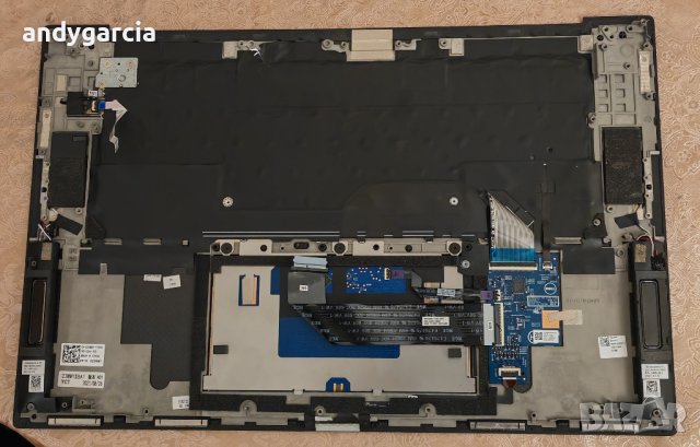 Dell XPS 17 9700 9710 972Precision 5750 5760 5770 palmrest keyboard клавиатура подсветка палмрест, снимка 3 - Части за лаптопи - 43952043