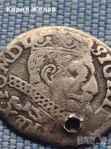 Сребърна монета 3 Гроша 1598г. Сигизмунд трети ПОЛША 13793, снимка 5 - Нумизматика и бонистика - 42968306