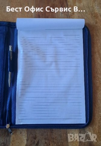 папка луксозна за документи с цип синя размер A4, снимка 5 - Ученически пособия, канцеларски материали - 52788839