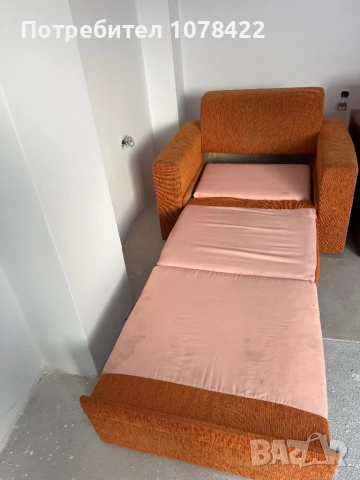 Продавам растегателен фотьойл, снимка 4 - Дивани и мека мебел - 52586025