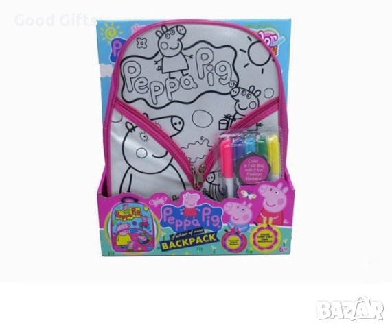 Детска раница за оцветяване Пепа Пиг