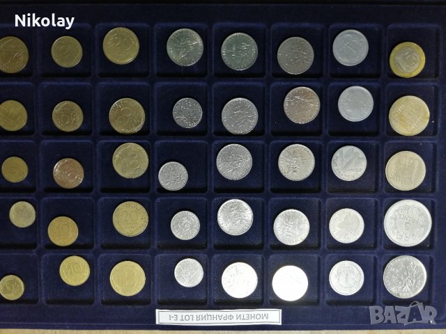 МОНЕТИ ФРАНЦИЯ, LOT по 40 броя, снимка 13 - Нумизматика и бонистика - 24459147