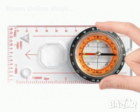 Компас Easy Camp Map Compass Mirror, снимка 3 - Екипировка - 11270045