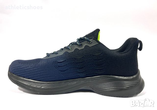 Мъжки маратонки в тъмно синьо , снимка 2 - Спортни обувки - 44043305