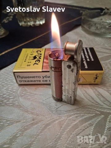 Стара бензинова запалка., снимка 2 - Антикварни и старинни предмети - 53124784