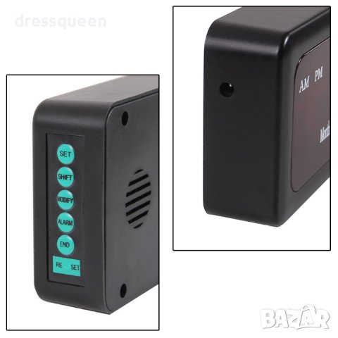 CX808 Цифров дигитален часовник 4в1, снимка 5 - Други - 43941781