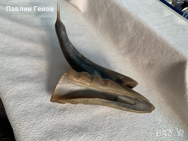 Стар сувенир от рог / кост, снимка 10 - Антикварни и старинни предмети - 38532735
