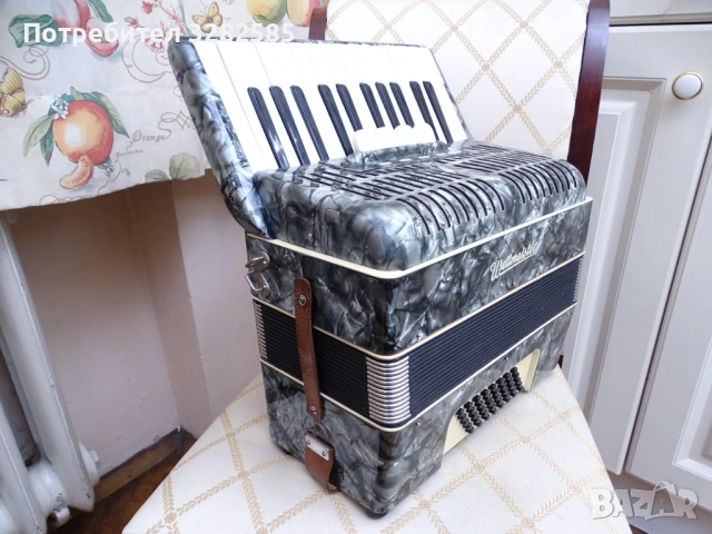 Акордеон Велтмайстер 40 баса, снимка 3 - Акордеони - 53004254