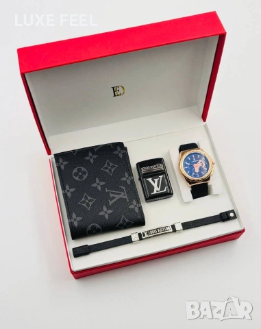Louis Vuitton 💎Мъжки Памучни Комплекти , снимка 8 - Подаръци за мъже - 53360190