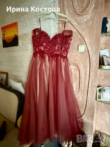 Стилна бална рокля , снимка 3 - Рокли - 53039932