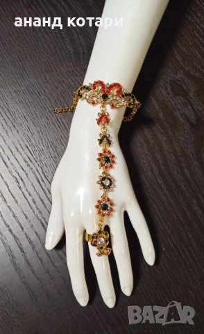 Украшение за ръка с камъни (16-22), снимка 4 - Пръстени - 23958785