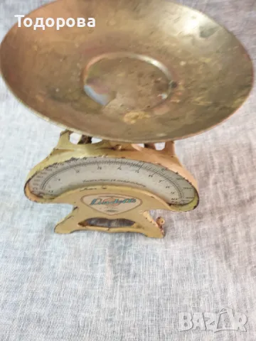 Антична домакинска везна,кантар, снимка 3 - Антикварни и старинни предмети - 48916672