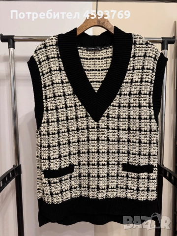 Пуловер без ръкав, снимка 2 - Блузи с дълъг ръкав и пуловери - 52451026