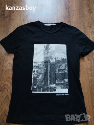 Calvin Klein - страхотна мъжка тениска L, снимка 6 - Тениски - 49598137