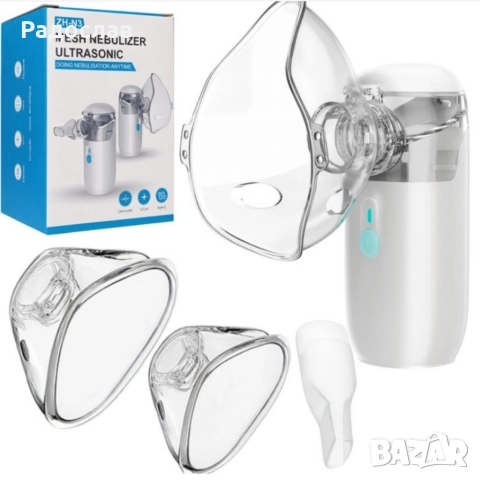 Ултразвуков аерозолен небулизатор Mesh ZH-N3 – бърза и тиха терапия, снимка 5 - Медицинска апаратура - 52910940