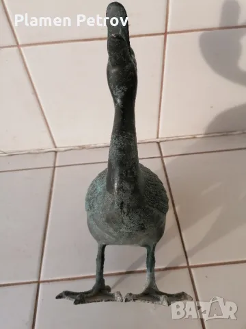 Стара бронзова патица , снимка 5 - Антикварни и старинни предмети - 47813418