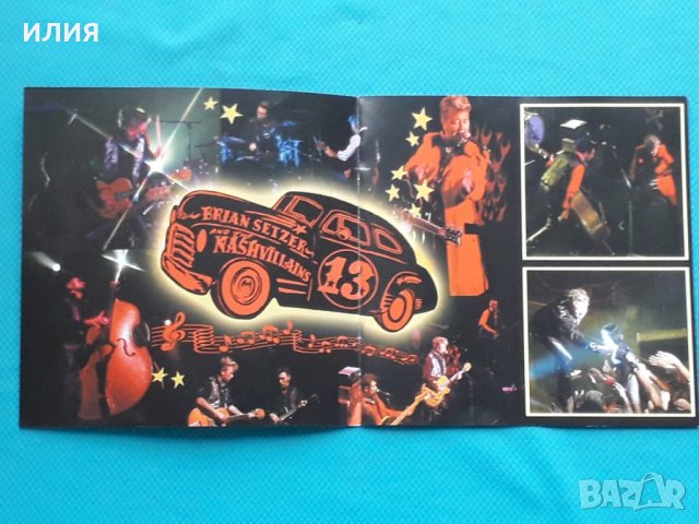 Brian Setzer And The Nashvillains – 2007 - Red Hot & Live!(Rockabilly,Rock & Roll), снимка 2 - CD дискове - 43042719