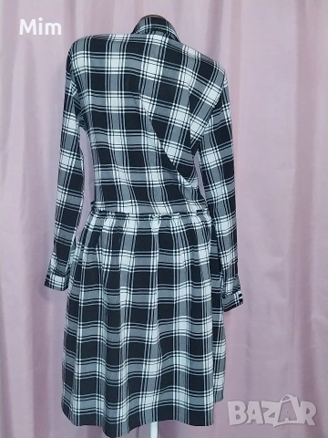 Рокля каре с дълъг ръкав , снимка 4 - Рокли - 53600903