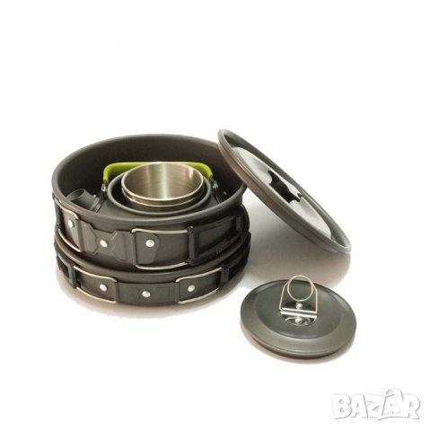 Комплект съдове за къмпинг / Туристически комплект за хранене от 10 части, снимка 11 - Термоси - 43881373