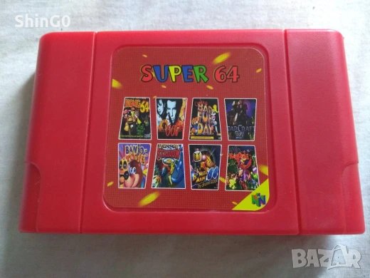 ВСИЧКИ игри за N64 Nintendo 64 в 1 everdrive Дискета с 16GB карта, снимка 2 - Игри за Nintendo - 39100851