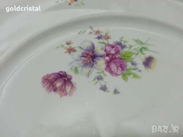 стар български порцелан чинии , снимка 2 - Антикварни и старинни предмети - 49106795