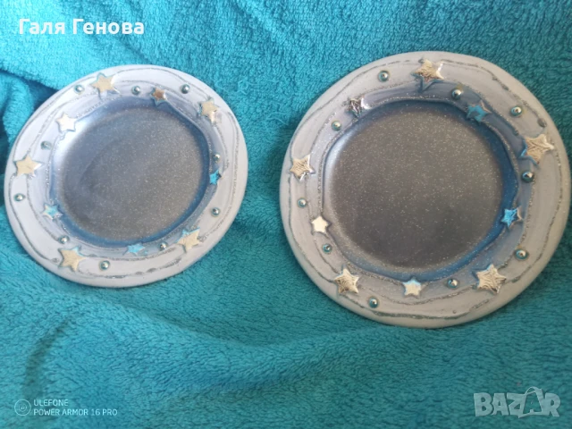 Керамични чинии , снимка 2 - Декорация за дома - 50903246