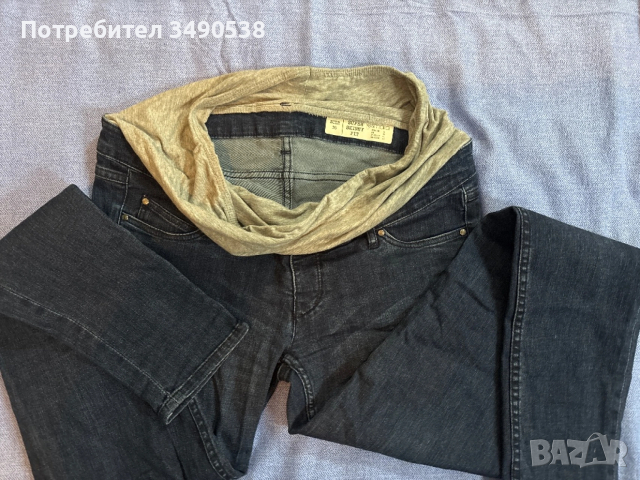 Дънки за бременни, снимка 2 - Дрехи за бременни - 53445588