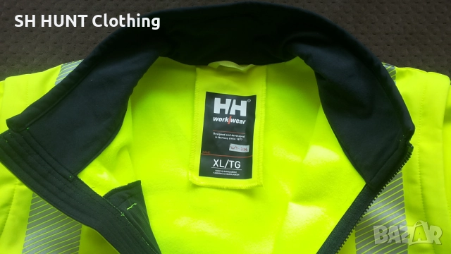 Helly Hansen 74272 ICU Hi Vis Class 3 Softshell Stretch Jacket / Vest размер XL еластично яке W4-336, снимка 12 - Якета - 52037486