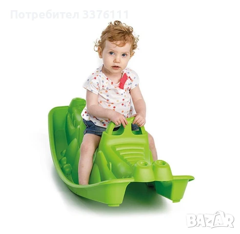 Детска люлка Крокодил, ДВУМЕСТНА , снимка 2 - Играчки за стая - 50764799