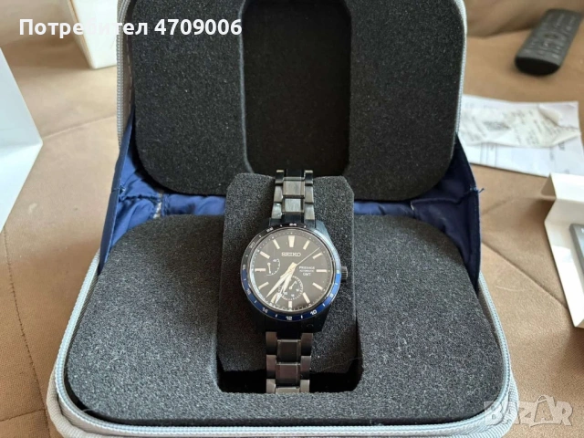 Seiko Presage Sharp Edges Limited Edition Black – SPB271J1.