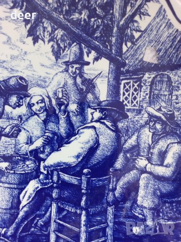 Оригинална порцеланова чиния -картина, снимка 2 - Картини - 43279880