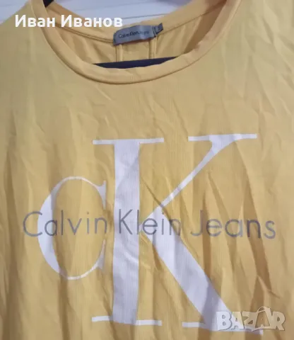 Оригинална дамска тениска Calvin Klein, снимка 2 - Тениски - 49601701