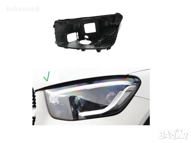Корпус за фар на Mercedes GLC W253 Facelift, снимка 3 - Части - 47491836