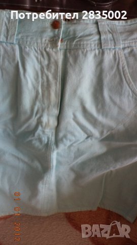 На вашето внимание-ДАТСКА къса дънкова пола електрик, снимка 2 - Поли - 43555968