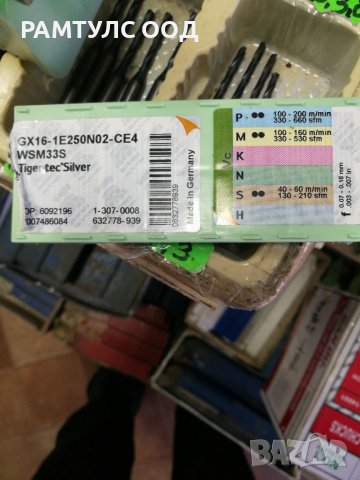 Отрезен стругарски нож AKKO,SMOXH и пластини WALTER GX-16, снимка 3 - Други инструменти - 38783806