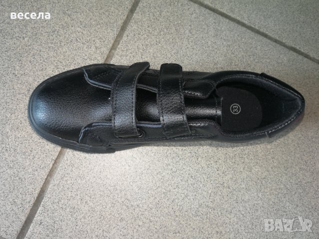 Чврни обувки за момчета и момичета от еко кожа, снимка 2 - Детски обувки - 33105463